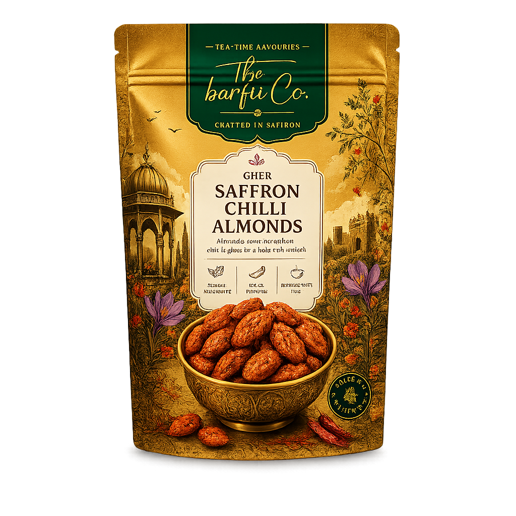 Saffron Chilli Almonds