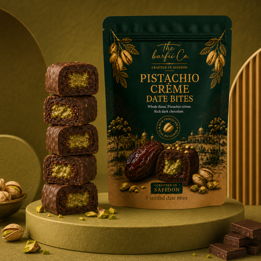 Pistachio Crème Date Bites