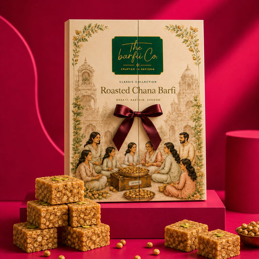 Roasted Chana Barfi