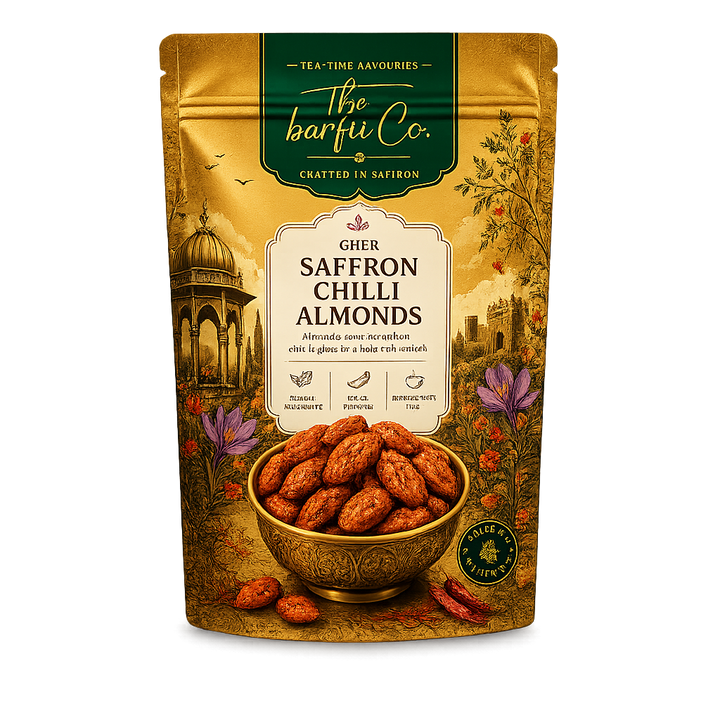 Saffron Chilli Almonds