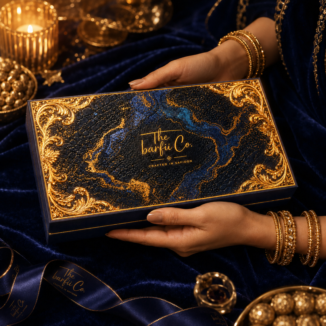 Midnight Sapphire Filigree