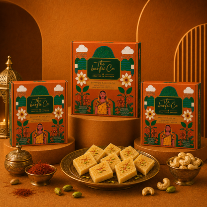 Saffron Kaju Katli - The OG Barfi