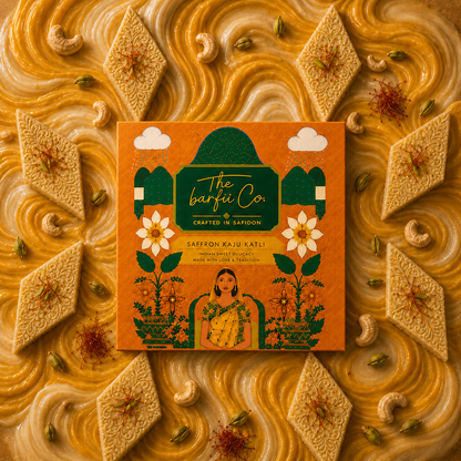 Saffron Kaju Katli - The OG Barfi