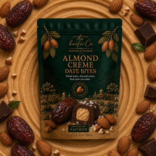Almond Crème Date Bites
