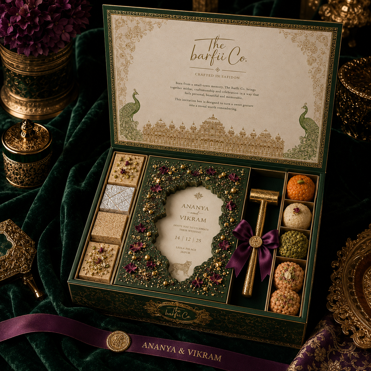 The Barfii Co. Wedding Reveal Box