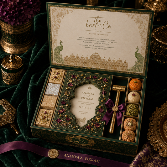 The Barfii Co. Wedding Reveal Box