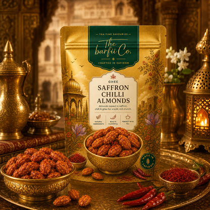 Ghee Saffron Chilli Almonds