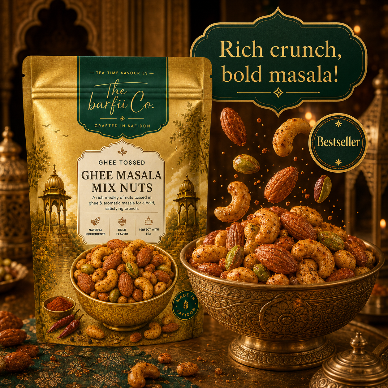 Ghee Masala Mix Nuts