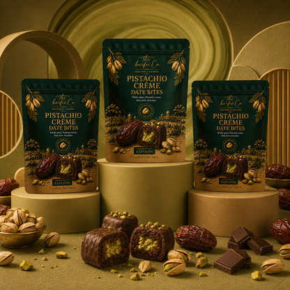 Pistachio Crème Date Bites