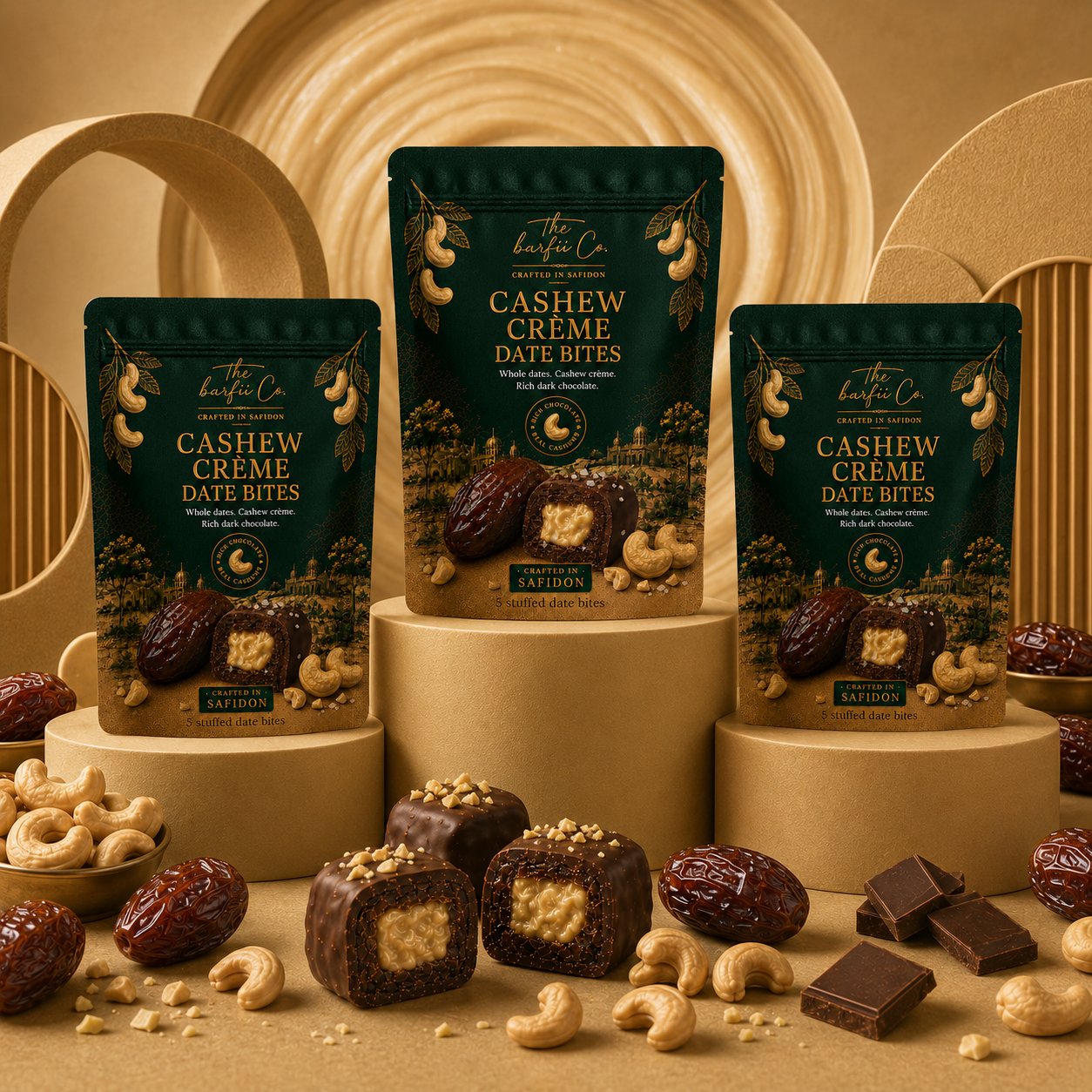 Cashew Crème Date Bites