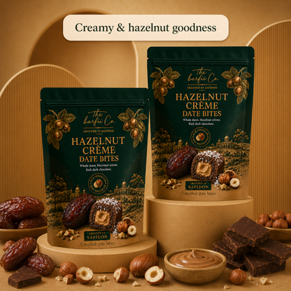 Hazelnut Crème Date Bites