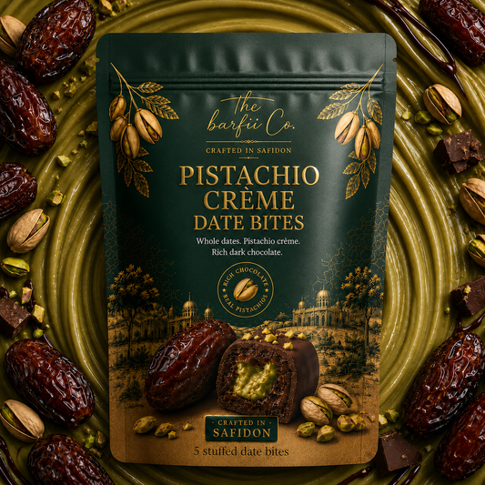 Pistachio Crème Date Bites