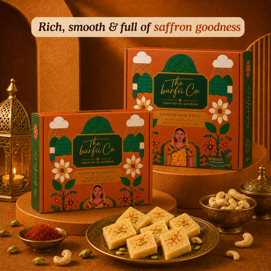 Saffron Kaju Katli - The OG Barfi