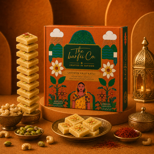 Saffron Kaju Katli - The OG Barfi