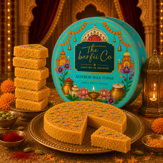 Saffron Milk Fudge