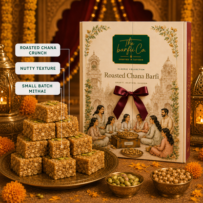 Roasted Chana Barfi