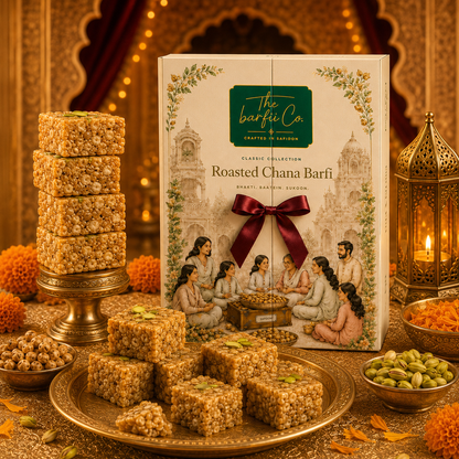 Roasted Chana Barfi