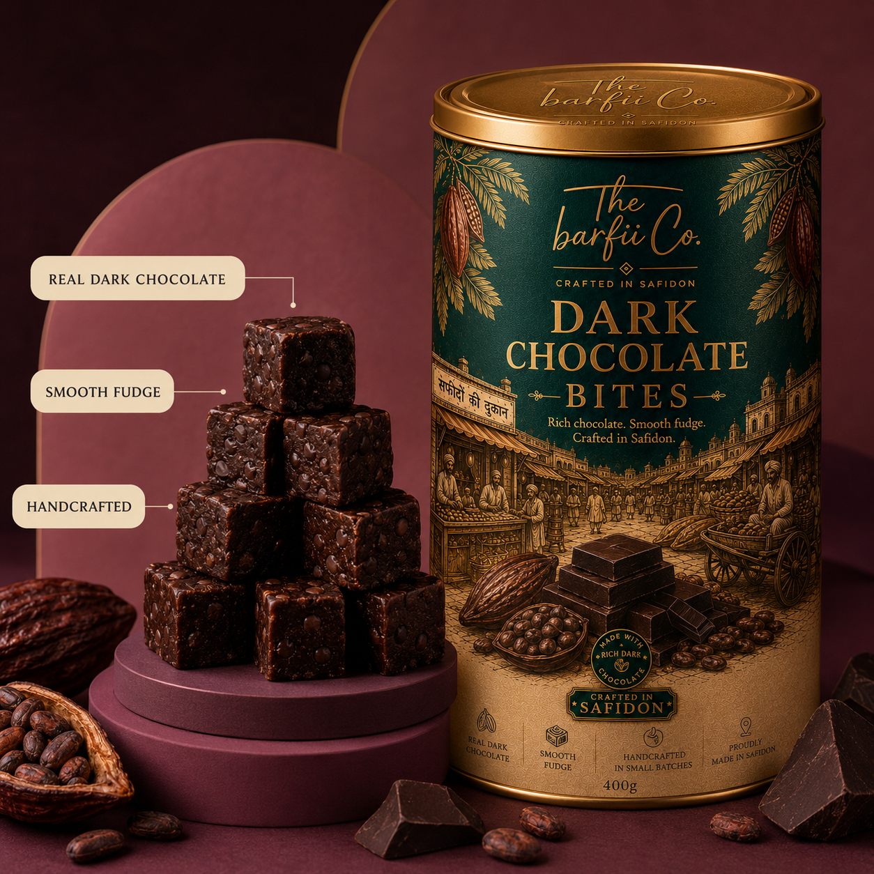 Dark Chocolate Bites