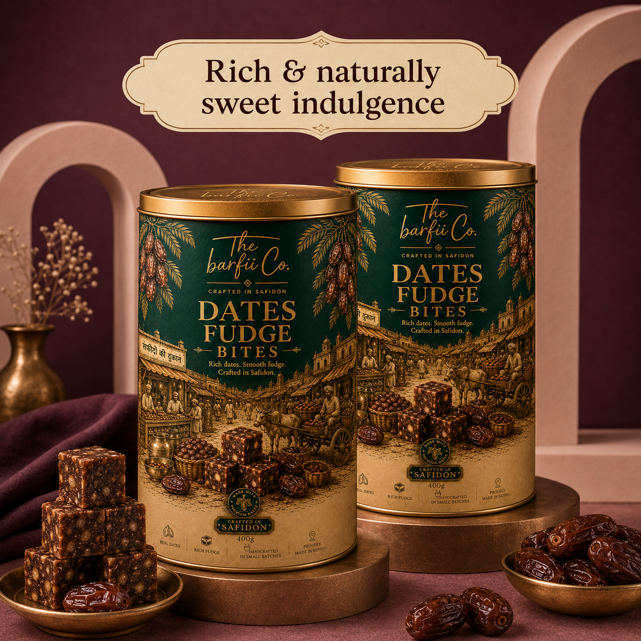 Dates Fudge Bites