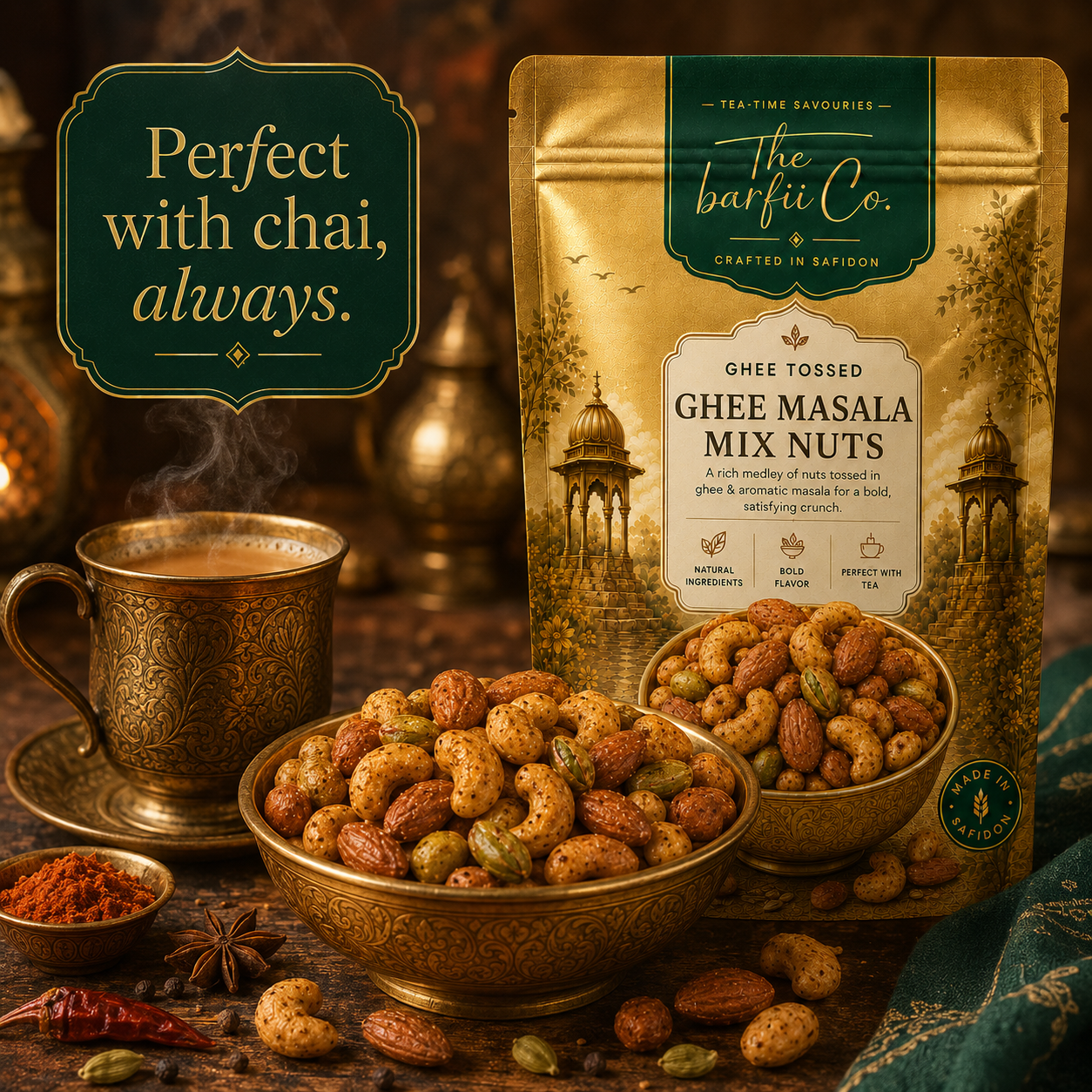 Ghee Masala Mix Nuts