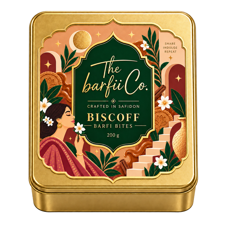 Biscoff Barfi Bites 200g tin