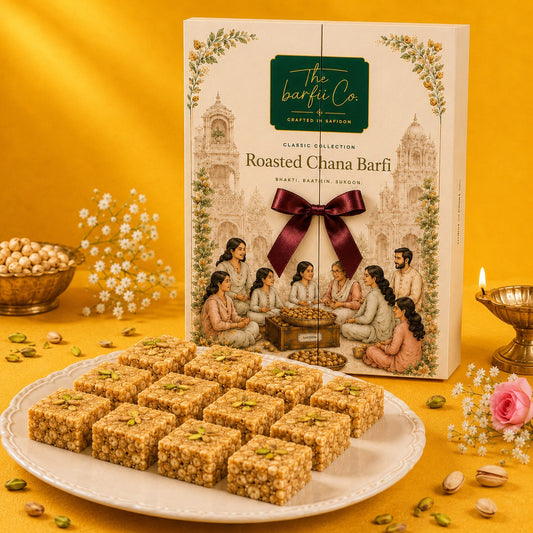 Roasted Chana Barfi