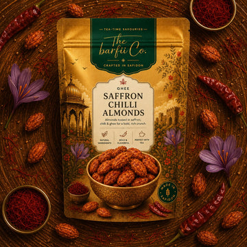 Ghee Saffron Chilli Almonds