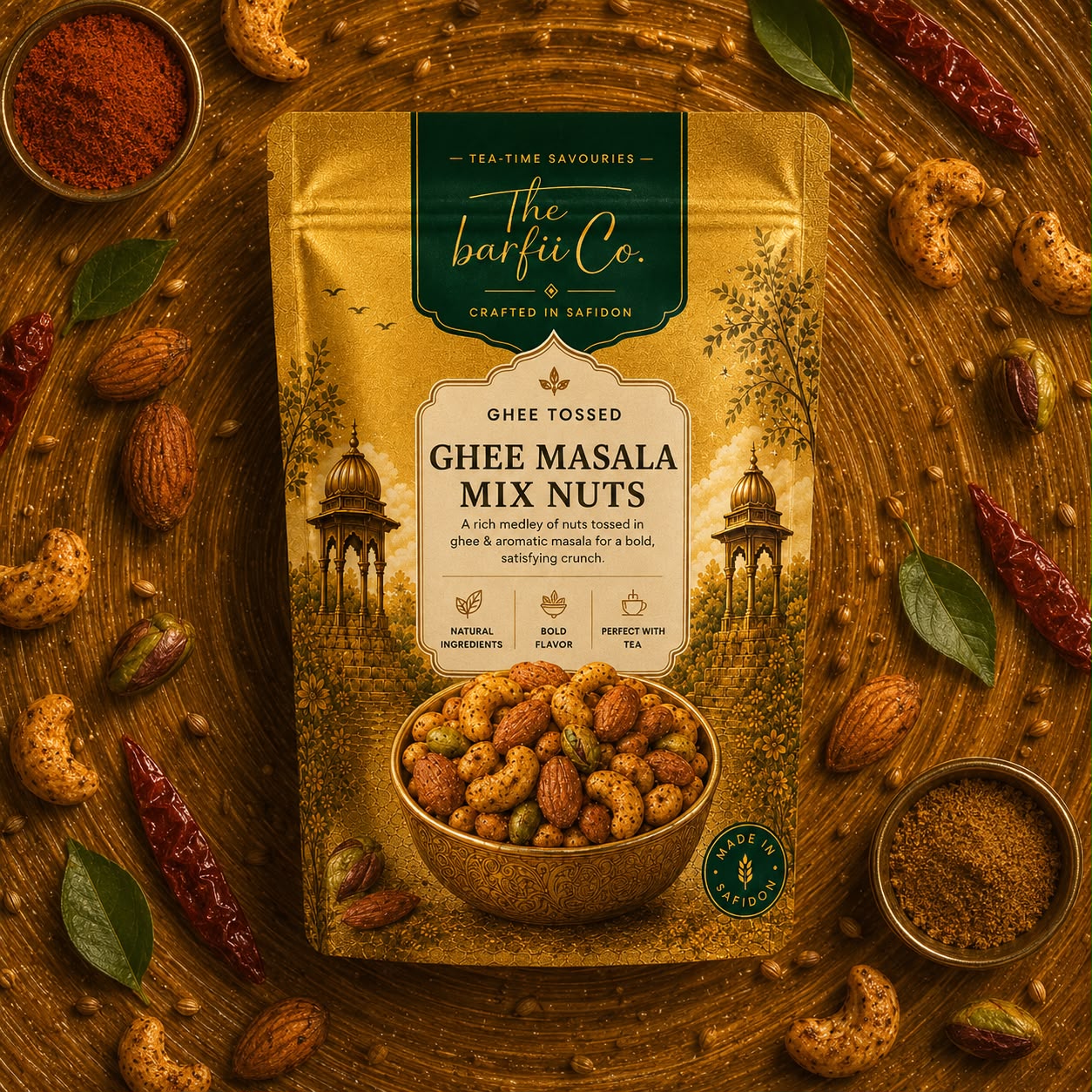 Ghee Masala Mix Nuts